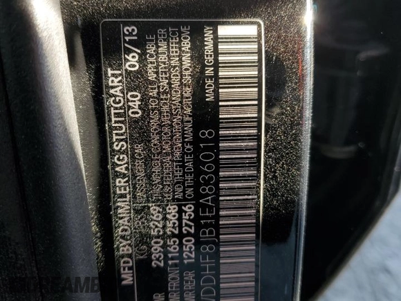 2014 Mercedes-Benz E E 350 Luxury with VIN WDDHF8JB1EA836018, listed as a Copart auction lot 74805934 with 154,872 mi miles and Salvage Title. Bid and sale history available at carsss.com. Image 12.