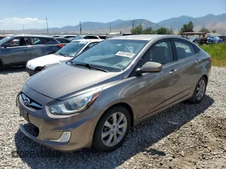 2012 Hyundai Accent GLS z VIN KMHCU4AE6CU109414, wystawiony jako Copart lot #63351495 z przebiegiem 105 364 mil mil oraz Czysty tytuł • Clean title. Historia ofert i sprzedaży dostępna na DreamBid. Obrazek 1.