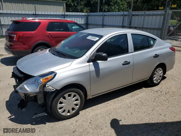 2015 Nissan Versa S Plus with VIN 3N1CN7AP7FL959865, listed as a Copart auction lot 57303384 with 90,711 mi miles and Salvage Title. Bid and sale history available at carsss.com. Image 1.