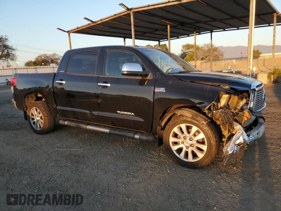 2012 Toyota Tundra 4WD Truck LTD with VIN 5TFHY5F1XCX242301, listed as a Copart auction lot 46857715 with 277,716 mi miles and Salvage Title. Bid and sale history available at carsss.com. Image 4.