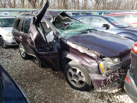 2008 Chevrolet TrailBlazer LT w/1LT with VIN 1GNDS13S482216830, listed as a Copart auction lot 82659304 with 0 mi miles and Salvage Title. Bid and sale history available at carsss.com. Image 4.