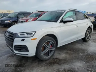 2020 Audi SQ5 Prestige with VIN WA1C4AFY3L2062533, listed as a Copart auction lot 88537655 with 45,586 mi miles and Salvage Title. Bid and sale history available at carsss.com. Image 1.