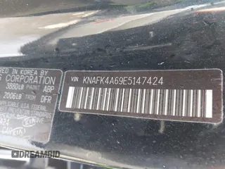 2014 Kia Forte LX with VIN KNAFK4A69E5147424, listed as a IAAI auction lot 41913598 with 117,503 mi miles. Bid and sale history available at carsss.com. Image 9.