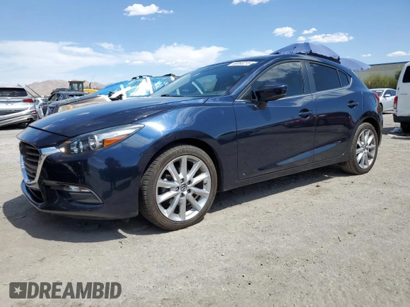 2017 Mazda 3 Touring with VIN 3MZBN1L71HM149340, listed as a Copart auction lot 60093215 with 71,060 mi miles and Salvage title. Bid and sale history available at DreamBid. Image 1.