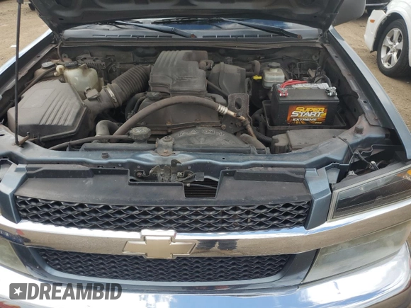 2006 Chevrolet Colorado 1LT z VIN 1GCCS138468130517, wystawiony jako Copart lot #58577815 z przebiegiem 152 008 mil mil oraz Szkoda całkowita • Salvage title. Historia ofert i sprzedaży dostępna na DreamBid. Obrazek 11.
