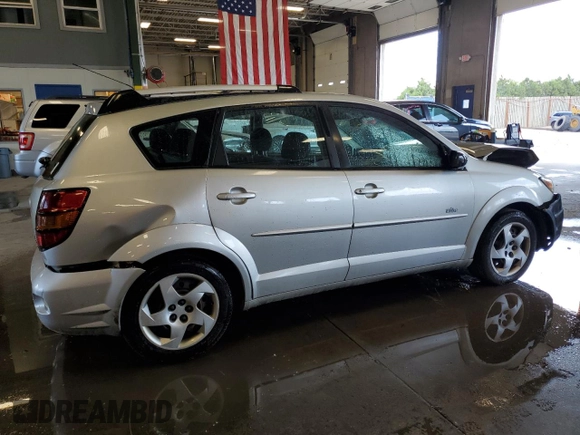 2004 Pontiac Vibe with VIN 5Y2SL64834Z430349, listed as a Copart auction lot 63217785 with 186,576 mi miles and Salvage title. Bid and sale history available at DreamBid. Image 3.