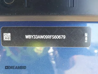 2024 BMW i4 M50 z VIN WBY33AW09RFS60679, wystawiony jako IAAI lot #41983706 z przebiegiem 2665 mil mil oraz . Historia ofert i sprzedaży dostępna na DreamBid. Obrazek 21.