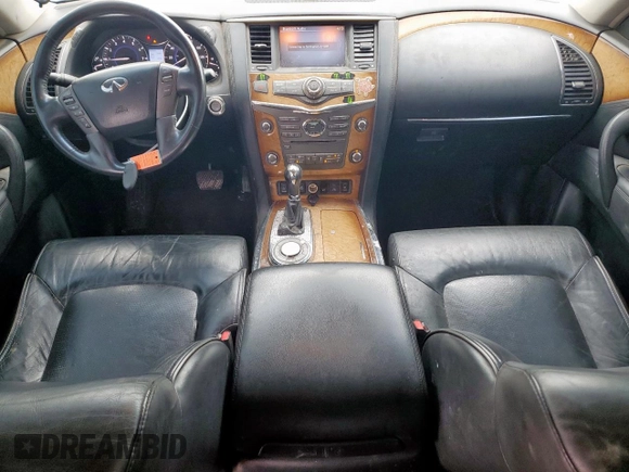 2014 Infiniti QX80 with VIN JN8AZ2NF4E9555026, listed as a Copart auction lot 59152795 with 214,144 mi miles and Clean title. Bid and sale history available at DreamBid. Image 8.
