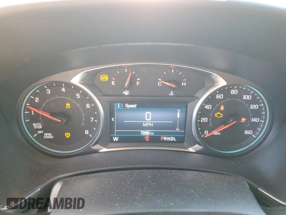 2024 Chevrolet Equinox RS with VIN 3GNAXMEG9RS122480, listed as a Copart auction lot 52601065 with 7,282 mi miles and Salvage Title. Bid and sale history available at DreamBid. Image 9.