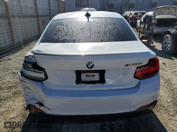 2016 BMW 2 Series M235i with VIN WBA1J7C59GV359763, listed as a Copart auction lot 81778914 with 120,497 mi miles and Salvage title. Bid and sale history available at DreamBid. Image 6.