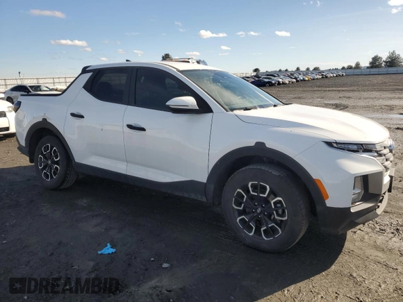 2022 Hyundai Santa Cruz SEL with VIN 5NTJBDAEXNH020980, listed as a Copart auction lot 46216585 with 26,588 mi miles and Salvage Title. Bid and sale history available at carsss.com. Image 4.