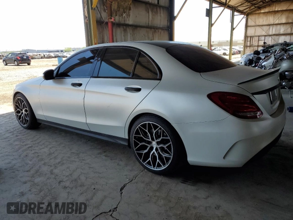 2017 Mercedes-Benz C 43 AMG z VIN 55SWF6EB2HU193012, wystawiony jako Copart lot #61035515 z przebiegiem 59 916 mil mil oraz Szkoda całkowita • Salvage title. Historia ofert i sprzedaży dostępna na DreamBid. Obrazek 2.