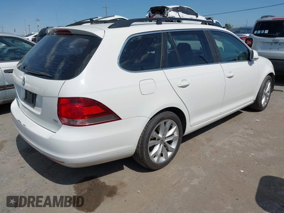 2013 Volkswagen Jetta TDI w/Sunroof & Nav with VIN 3VWPL7AJ4DM628875, listed as a IAAI auction lot 42513999 with 130,766 mi miles and . Bid and sale history available at DreamBid. Image 4.