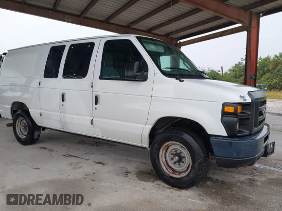 2011 Ford Econoline Cargo Commercial with VIN 1FTNE2EL5BDB35198, listed as a IAAI auction lot 42181448 with 205,128 mi miles and . Bid and sale history available at DreamBid. Image 1.