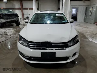 2014 Volkswagen Passat TDI SEL Premium with VIN 1VWCN7A34EC070183, listed as a Copart auction lot 46338665 with 121,337 mi miles and Salvage Title. Bid and sale history available at carsss.com. Image 5.