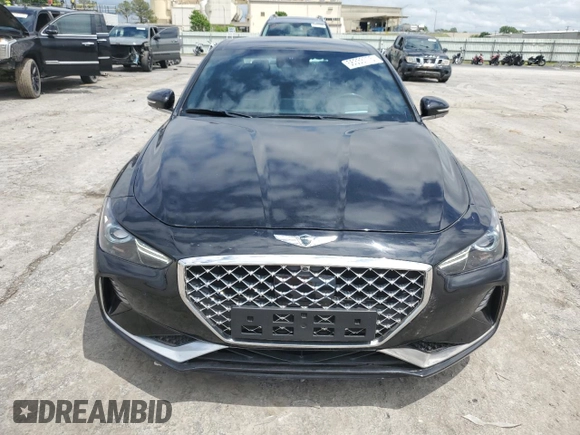 2019 Genesis G70 Advanced with VIN KMTG44LA0KU037450, listed as a Copart auction lot 56333775 with 55,434 mi miles and Clean title. Bid and sale history available at DreamBid. Image 5.