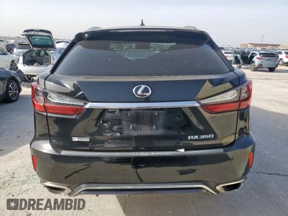 2018 Lexus RX 350 with VIN 2T2BZMCA0JC143446, listed as a Copart auction lot 55748255 with 112,769 mi miles and Salvage title. Bid and sale history available at DreamBid. Image 6.