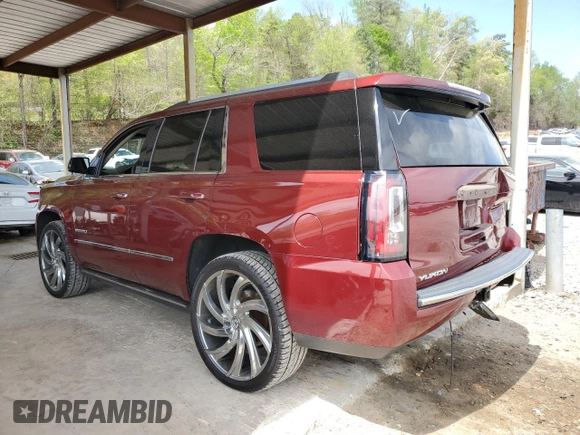 2016 GMC Yukon Denali with VIN 1GKS1CKJ9GR246441, listed as a Copart auction lot 51876925 with 158,323 mi miles and Salvage Title. Bid and sale history available at DreamBid. Image 2.