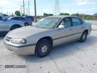 2002 Chevrolet Impala z VIN 2G1WF55K929224966, wystawiony jako IAAI lot #41989267 z przebiegiem 121 010 mil mil oraz . Historia ofert i sprzedaży dostępna na DreamBid. Obrazek 2.