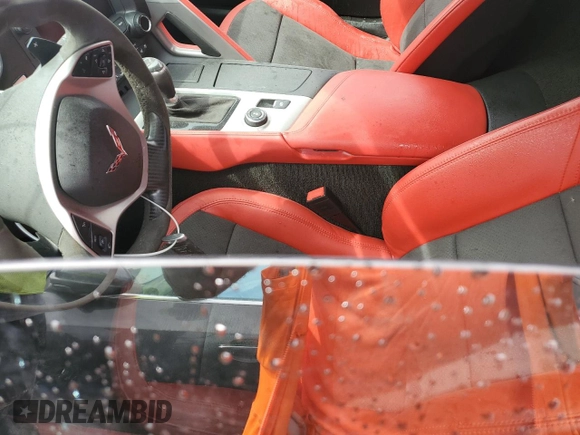 2017 Chevrolet Corvette with VIN 1G1Y12D78H5114063, listed as a Copart auction lot 74855174 with 21,520 mi miles and Salvage title. Bid and sale history available at DreamBid. Image 7.