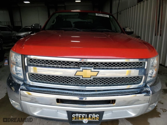2012 Chevrolet Silverado 1500 LT with VIN 1GCRCSE06CZ340384, listed as a Copart auction lot 50319055 with 128,964 mi miles and Salvage Title. Bid and sale history available at carsss.com. Image 5.