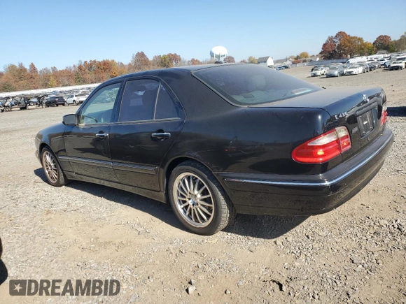 2002 Mercedes-Benz E-Class with VIN WDBJF70J82B492531, listed as a Copart auction lot 77485094 with 85,750 mi miles and Salvage Title. Bid and sale history available at carsss.com. Image 2.