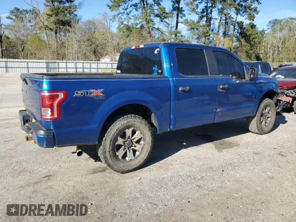 2017 Ford F-150 XL with VIN 1FTEW1EP9HFA31093, listed as a Copart auction lot 48939935 with 150,964 mi miles and Salvage Title. Bid and sale history available at carsss.com. Image 3.