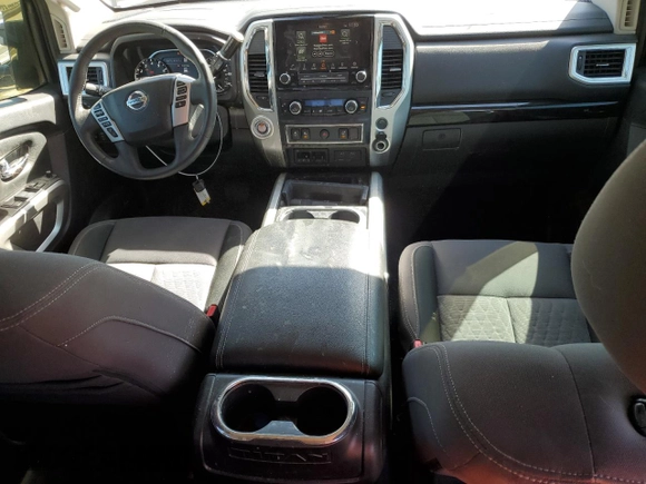 2020 Nissan Titan Platinum Reserve with VIN 1N6AA1EF4LN511588, listed as a Copart auction lot 73942854 with 40,899 mi miles and Salvage title. Bid and sale history available at DreamBid. Image 8.