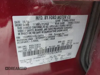 2007 Ford Five Hundred Limited z VIN 1FAHP25117G136916, wystawiony jako IAAI lot #41936388 z przebiegiem 109 784 mil mil oraz . Historia ofert i sprzedaży dostępna na DreamBid. Obrazek 9.