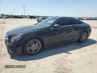 2018 Mercedes-Benz E 400 z VIN WDD1J6FB8JF058889, wystawiony jako Copart lot #52800325 z przebiegiem Nie podano mil oraz Szkoda całkowita • Salvage title. Historia ofert i sprzedaży dostępna na DreamBid. Obrazek 1.