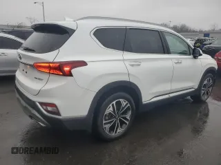 2020 Hyundai Santa Fe SEL with VIN 5NMS3CAA8LH150399, listed as a Copart auction lot 43323105 with 57,781 mi miles and Salvage Title. Bid and sale history available at carsss.com. Image 3.