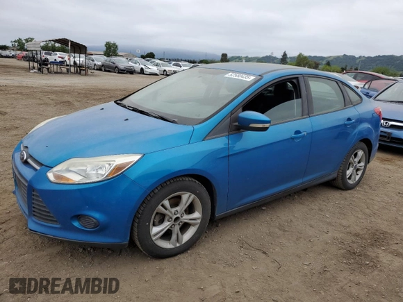 2014 Ford Focus SE with VIN 1FADP3F20EL414172, listed as a Copart auction lot 52580435 with 159,088 mi miles and Salvage Title. Bid and sale history available at carsss.com. Image 1.