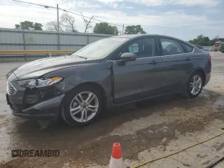 2018 Ford Fusion SE z VIN 3FA6P0HD3JR231639, wystawiony jako Copart lot #59798395 z przebiegiem 121 368 mil mil oraz Szkoda całkowita • Salvage title. Historia ofert i sprzedaży dostępna na DreamBid. Obrazek 1.