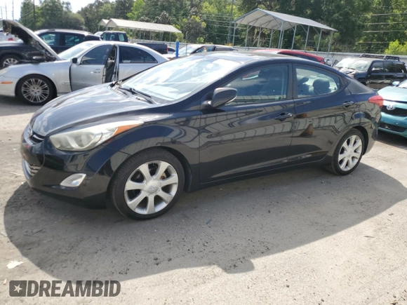 2011 Hyundai Elantra GLS with VIN 5NPDH4AE7BH042263, listed as a Copart auction lot 55201785 with 205,260 mi miles and Clean Title. Bid and sale history available at carsss.com. Image 1.