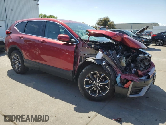 2022 Honda CR-V EX with VIN 5J6RW1H57NA005140, listed as a Copart auction lot 51811215 with 39,807 mi miles and Salvage Title. Bid and sale history available at carsss.com. Image 4.