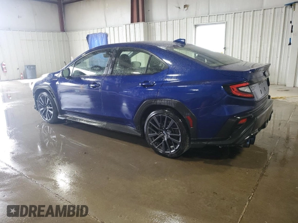 2023 Subaru WRX Premium with VIN JF1VBAF69P9820106, listed as a Copart auction lot 58818465 with 23,716 mi miles and Salvage title. Bid and sale history available at DreamBid. Image 2.
