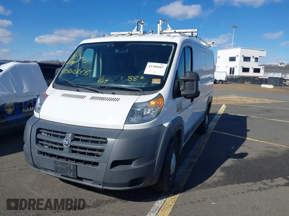 2018 Ram ProMaster Cargo with VIN 3C6TRVAG5JE150312, listed as a IAAI auction lot 41388605 with 88,794 mi miles and . Bid and sale history available at DreamBid. Image 2.