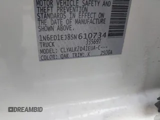 2025 Nissan Frontier SV с VIN 1N6ED1EJ8SN610734, выставлен на аукционе IAAI как лот 42210100 с пробегом 8 465 миль миль и . История ставок и продаж доступна на DreamBid. Изображение 9.