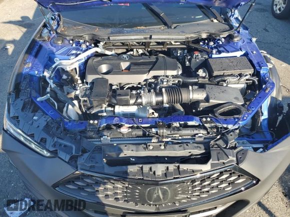 2022 Acura TLX w/A-Spec Package with VIN 19UUB5F57NA003556, listed as a Copart auction lot 82908574 with 2,266 mi miles and Non repairable. Bid and sale history available at DreamBid. Image 11.