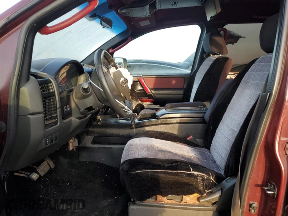 2005 Nissan Titan XE with VIN 1N6AA07A15N556079, listed as a Copart auction lot 48419495 with Not Provided miles and Salvage Title. Bid and sale history available at DreamBid. Image 7.