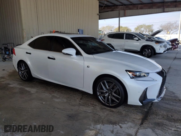 2019 Lexus IS with VIN JTHBA1D24K5092998, listed as a Copart auction lot 49423655 with 39,481 mi miles and Salvage Title. Bid and sale history available at carsss.com. Image 4.