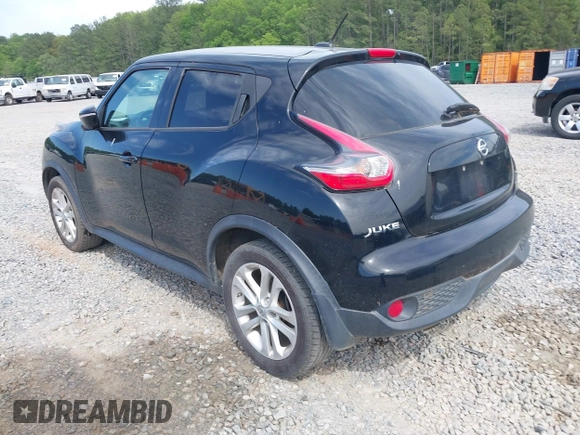 2015 Nissan Juke S with VIN JN8AF5MR4FT501252, listed as a IAAI auction lot 41979257 with 121,264 mi miles. Bid and sale history available at carsss.com. Image 3.