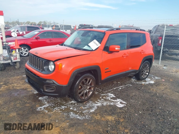 2016 Jeep Renegade Latitude with VIN ZACCJABT5GPE31204, listed as a IAAI auction lot 41828985 with 162,684 mi miles and . Bid and sale history available at DreamBid. Image 19.