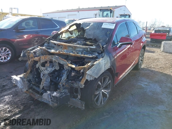 2017 Lexus RX with VIN 2T2BZMCA0HC062280, listed as a IAAI auction lot 41678853 with 62,000 mi miles. Bid and sale history available at carsss.com. Image 2.