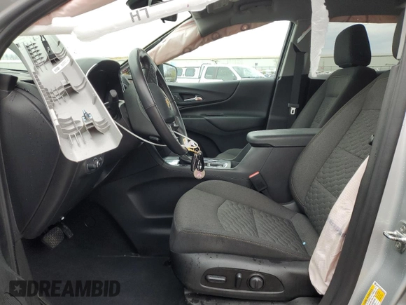 2021 Chevrolet Equinox LT with VIN 3GNAXKEV3ML395615, listed as a Copart auction lot 53641215 with 37,167 mi miles and Salvage title. Bid and sale history available at DreamBid. Image 7.