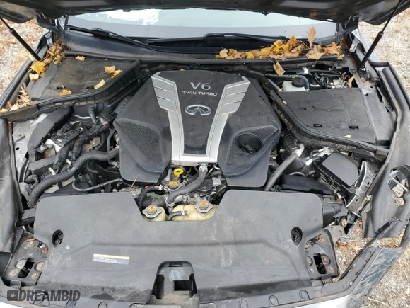 2018 Infiniti Q50 3.0t SPORT with VIN JN1EV7AR2JM430557, listed as a Copart auction lot 82820554 with NaN miles and Salvage Title. Bid and sale history available at carsss.com. Image 13.
