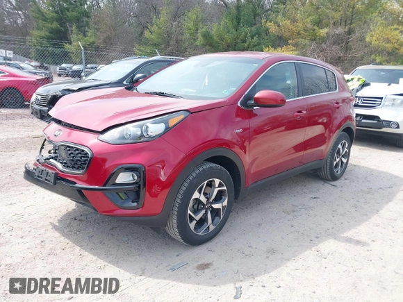2021 Kia Sportage LX with VIN KNDPMCAC3M7901633, listed as a IAAI auction lot 42060511 with 89,816 mi miles and . Bid and sale history available at carsss.com. Image 22.
