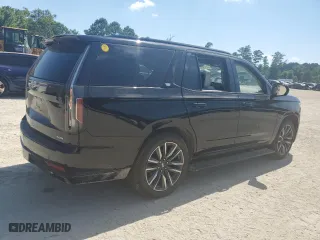 2021 Cadillac Escalade Sport Platinum with VIN 1GYS4GKL1MR204704, listed as a Copart auction lot 60263974 with 46,336 mi miles and Salvage Title. Bid and sale history available at carsss.com. Image 3.