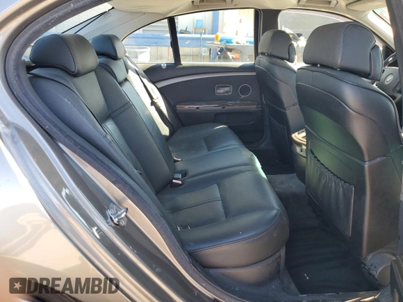 2004 BMW 7 Series 745i with VIN WBAGL63434DP72026, listed as a Copart auction lot 50003505 with 135,202 mi miles and Salvage Title. Bid and sale history available at DreamBid. Image 10.