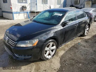 2013 Volkswagen Passat SE w/Sunroof with VIN 1VWBH7A33DC125319, listed as a Copart auction lot 44642515 with 175,704 mi miles and Clean Title. Bid and sale history available at carsss.com. Image 1.